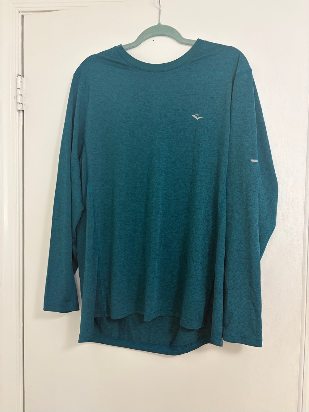 Everlast Teal Long Sleeve Men's Athletic Crew